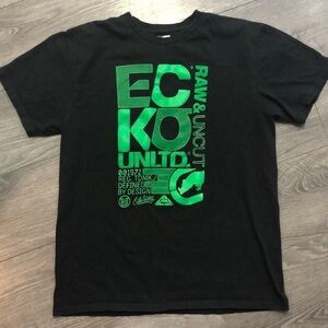 Y2K Eckō T-Shirt green/black size medium